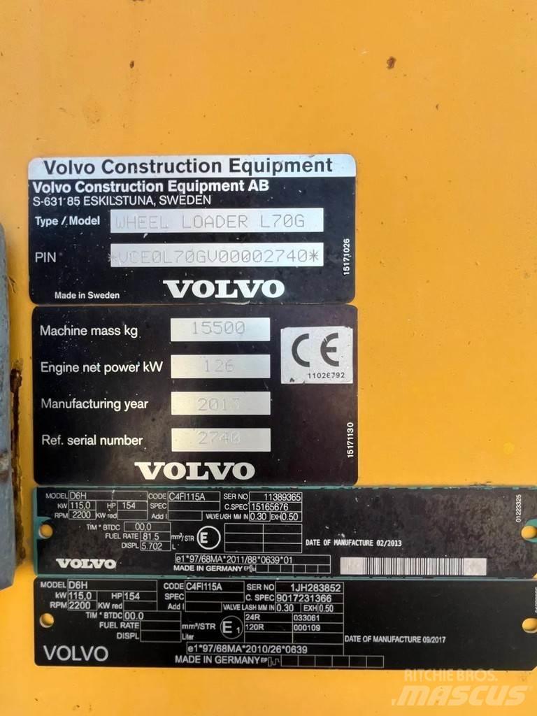 Volvo L70G Rataslaadurid