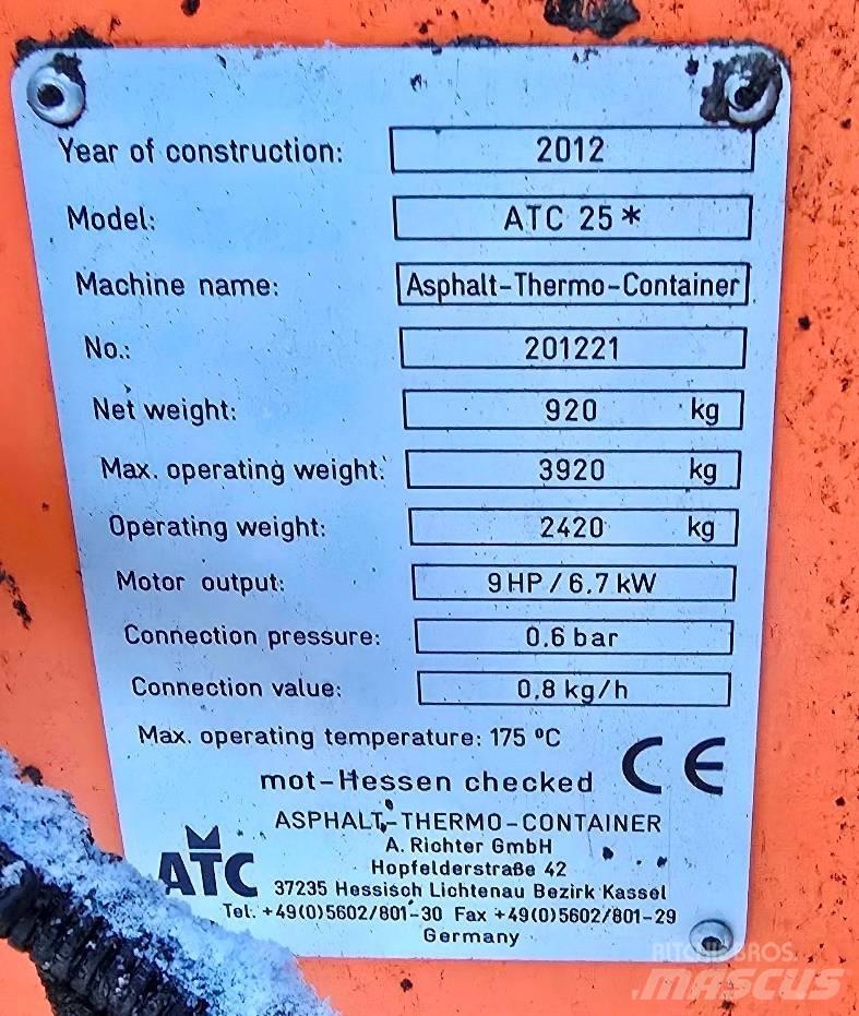 ATC 25 Asfaldi termokonteinerid
