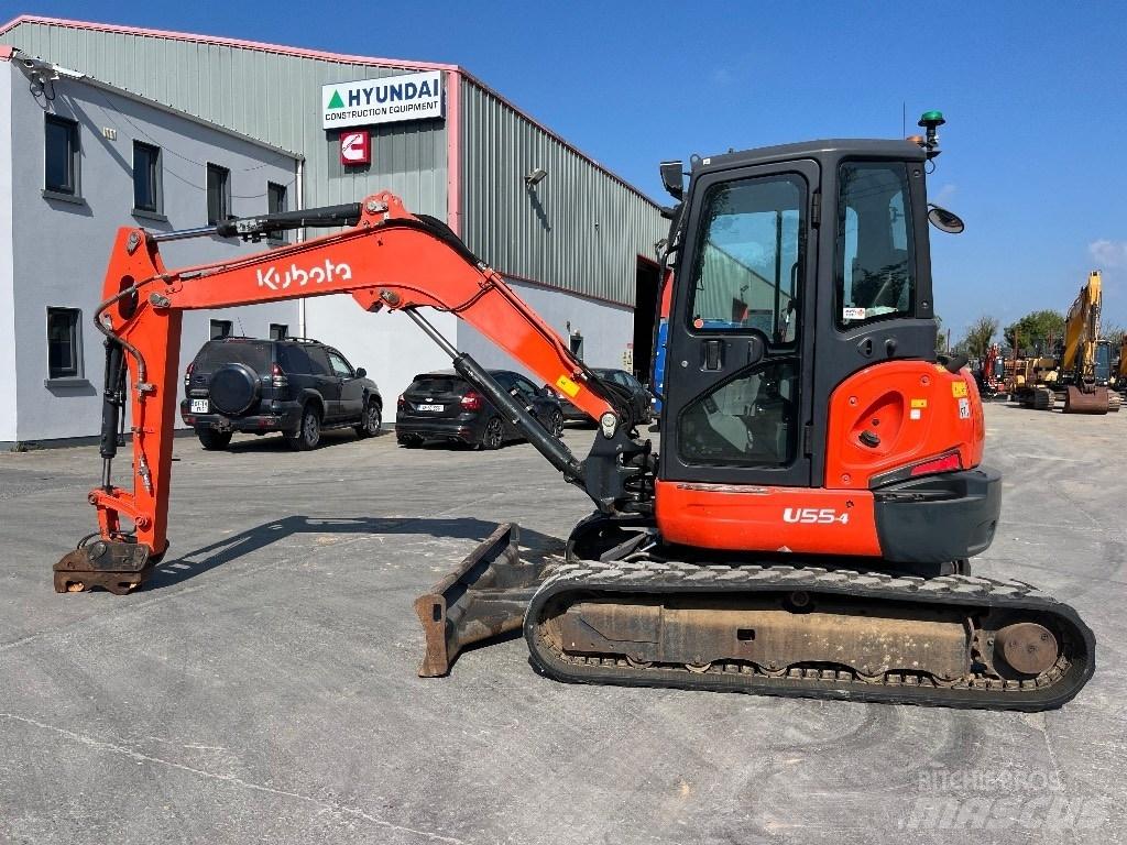 Kubota U 55-4 Miniekskavaatorid < 7 t