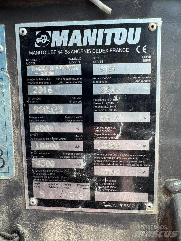 Manitou MT 625 H Teleskooplaadurid