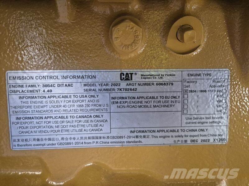 CAT 3054C DITAAC Mootorid