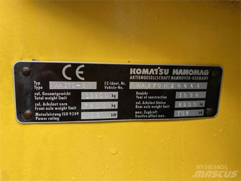 Komatsu WA270-3 Rataslaadurid