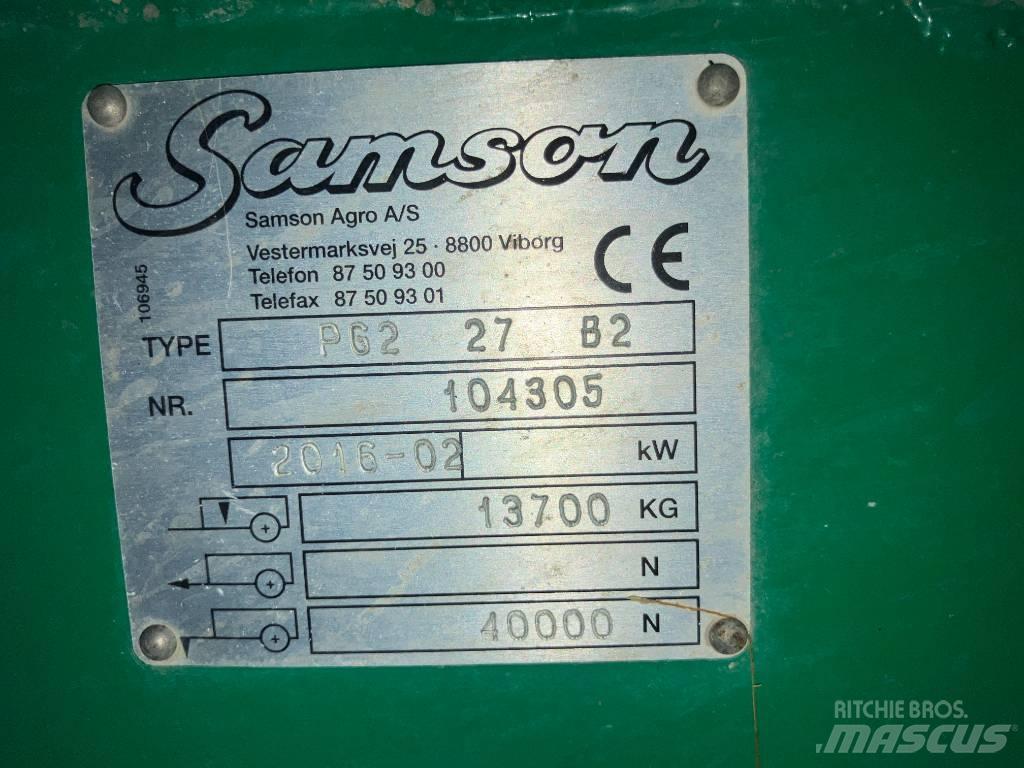 Samson PG2 27 Lägapaagid