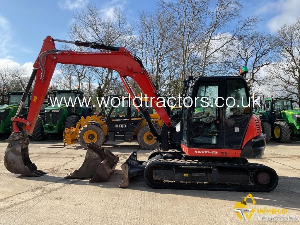 Kubota KX 080-4 Väikeekskavaatorid 7t-12t