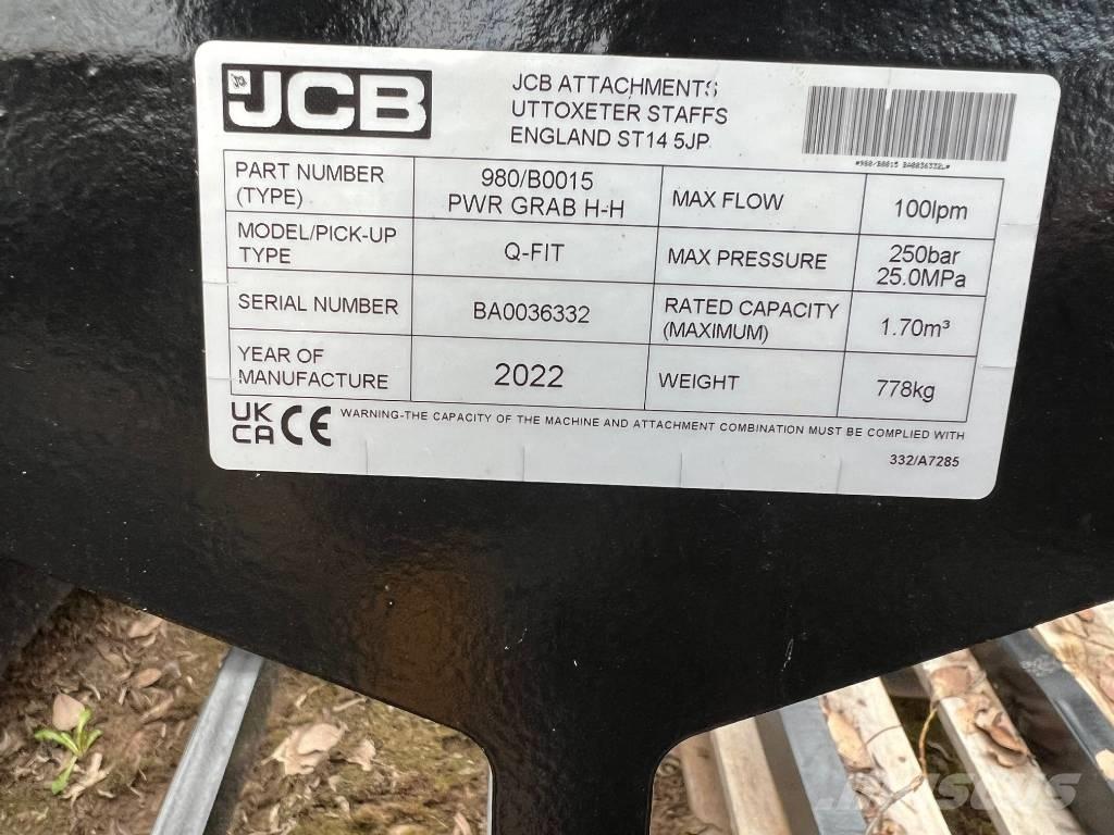 JCB 980/B0007 Grab Muud laadimise ja kaevamise seadmed