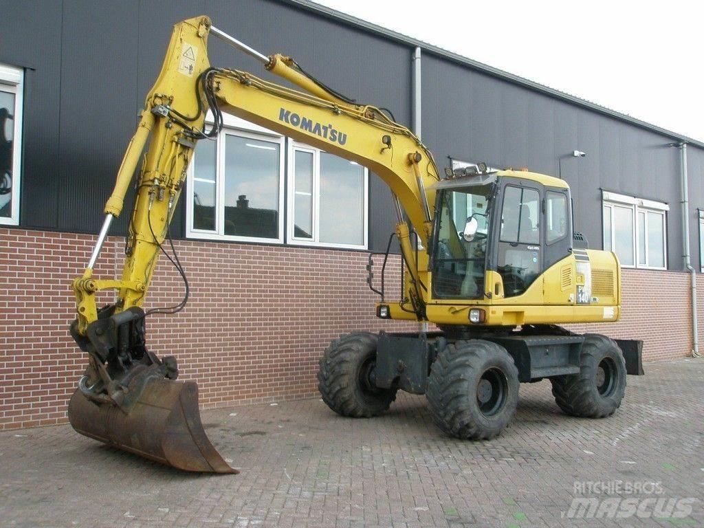 Komatsu PW140-7 Ratasekskavaatorid