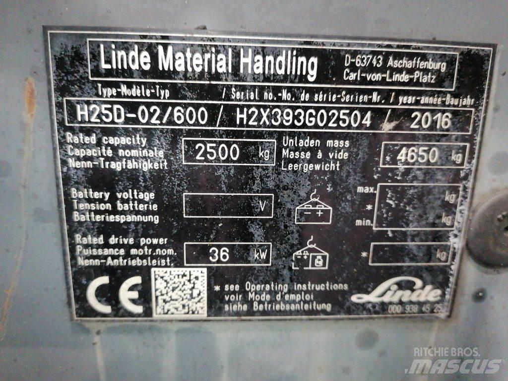 Linde H25D-02/600 Gaasitõstukid