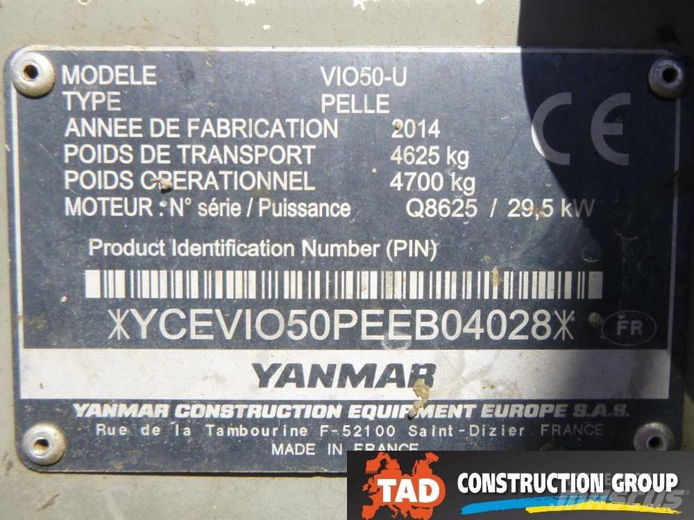 Yanmar Vio 50 U Miniekskavaatorid < 7 t