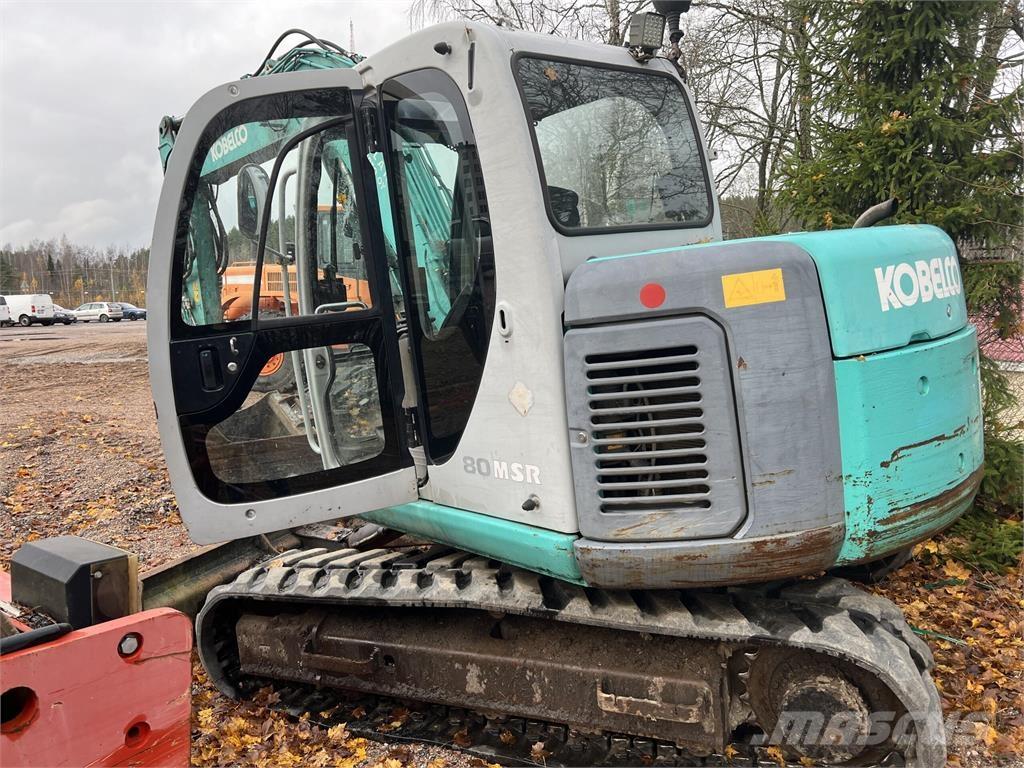 Kobelco 80 MSR Väikeekskavaatorid 7t-12t