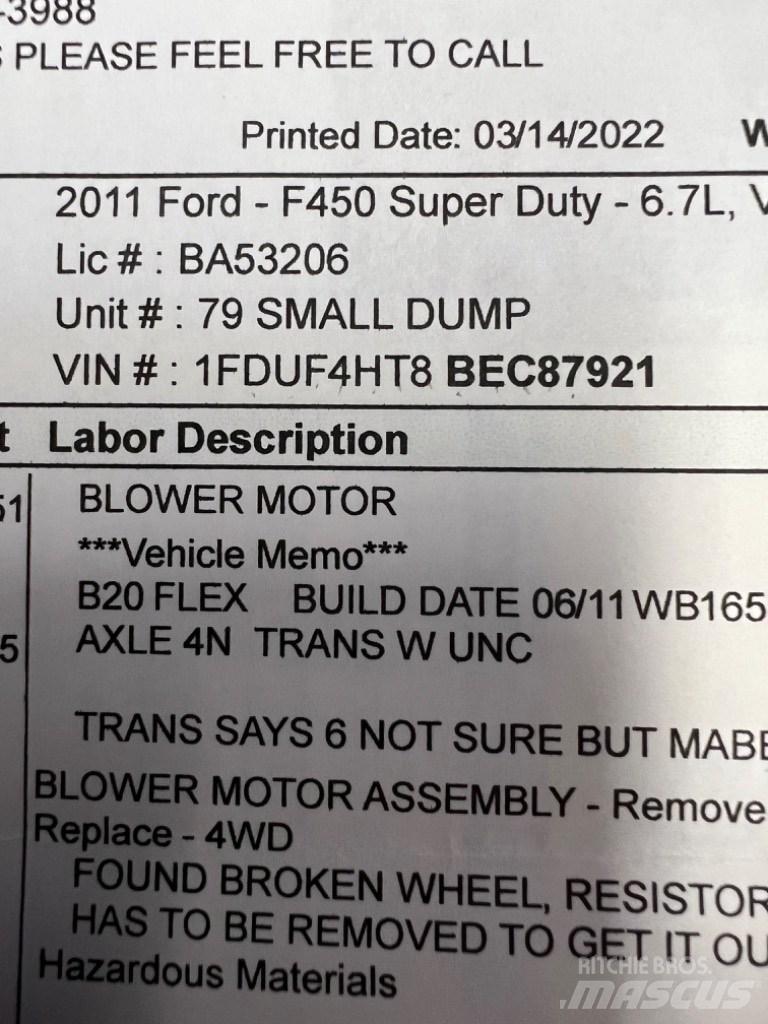 Ford F450 SUPER  DUTY Muu