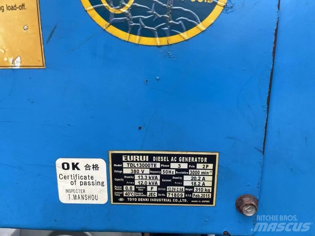 Yanmar 12KVA Diiselgeneraatorid