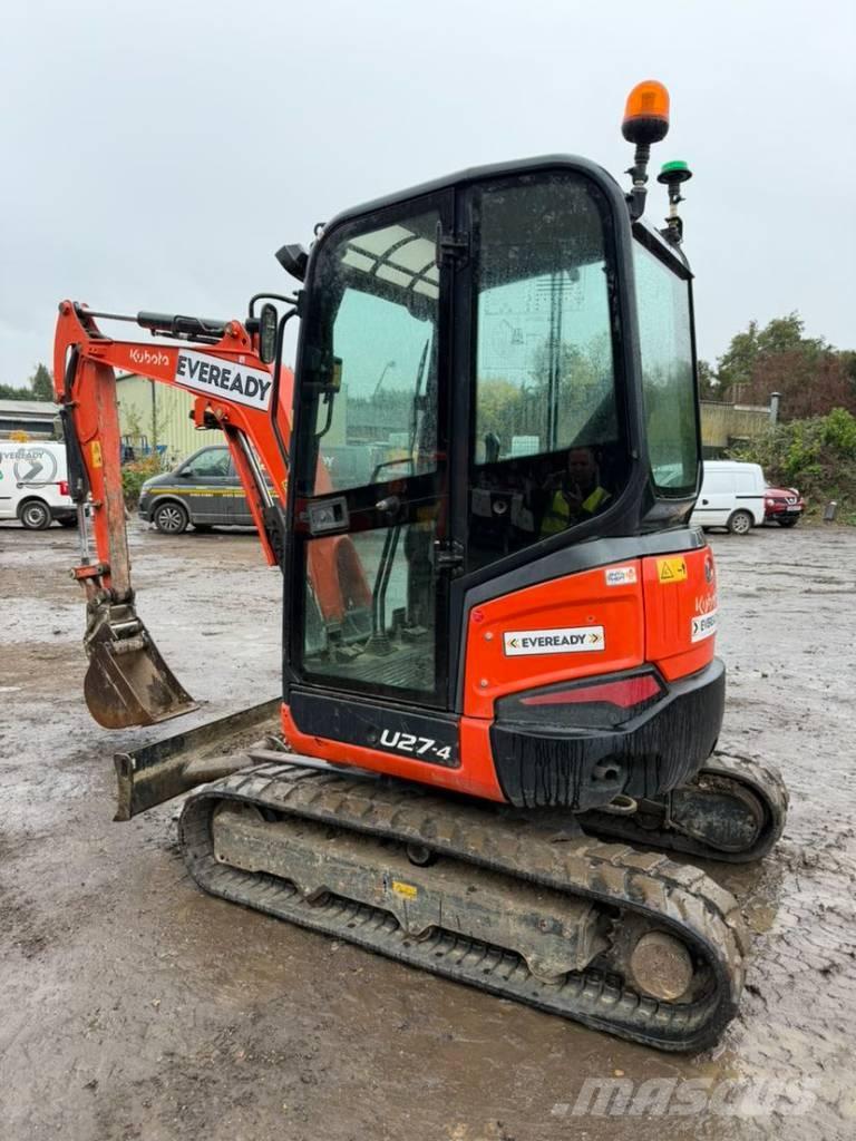 Kubota U 27-4 Miniekskavaatorid < 7 t