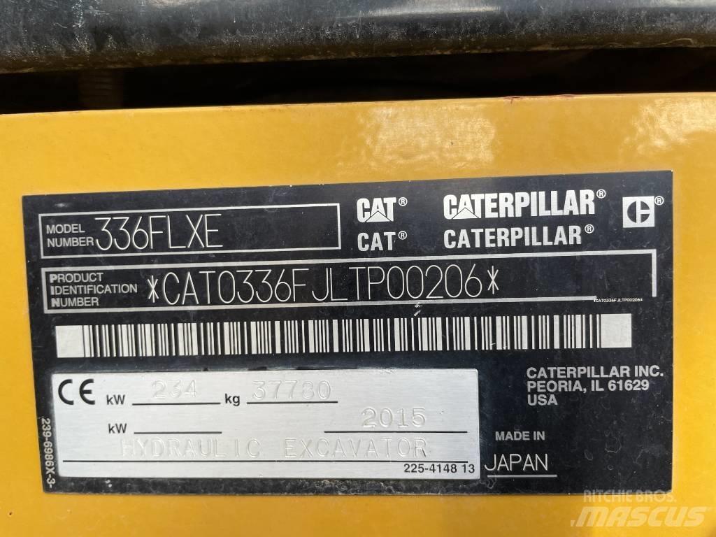 CAT 336 FLXE Roomikekskavaatorid