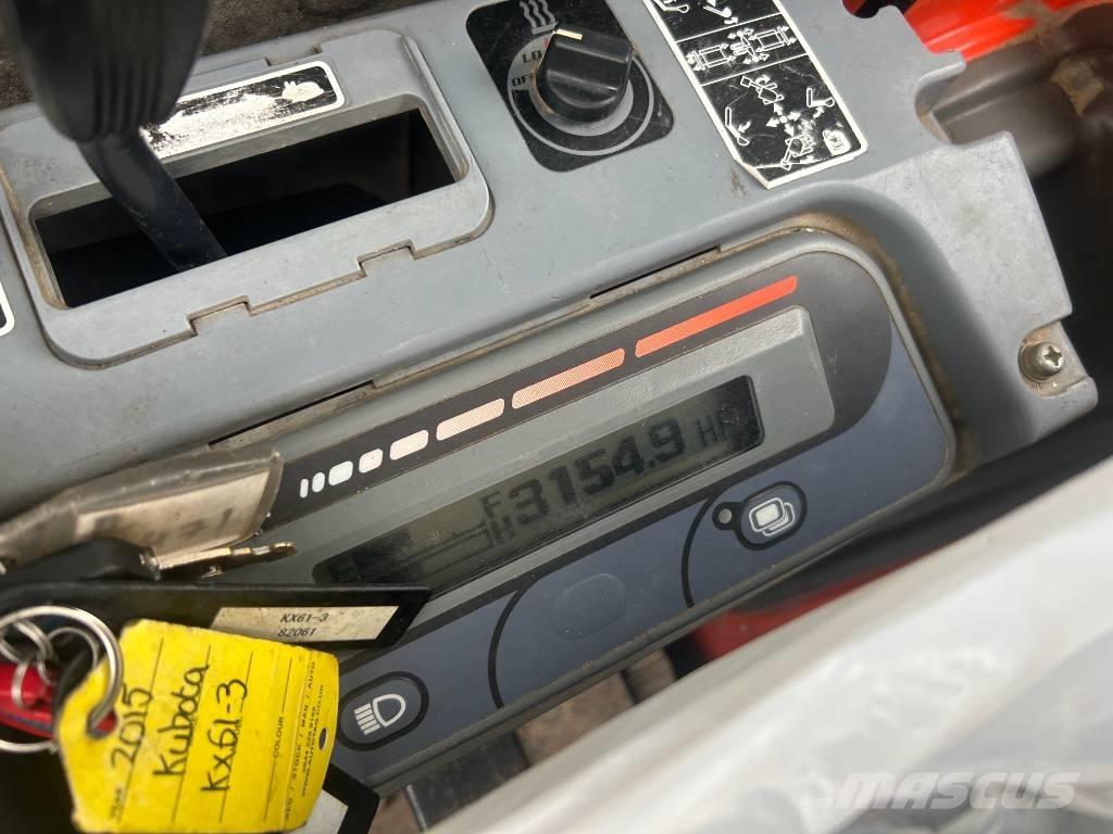 Kubota KX61-3 Miniekskavaatorid < 7 t