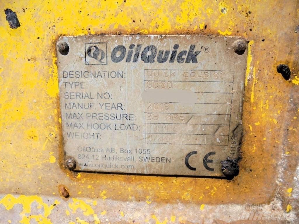 OilQuick SWE OQ 80 Kiirliitmikud