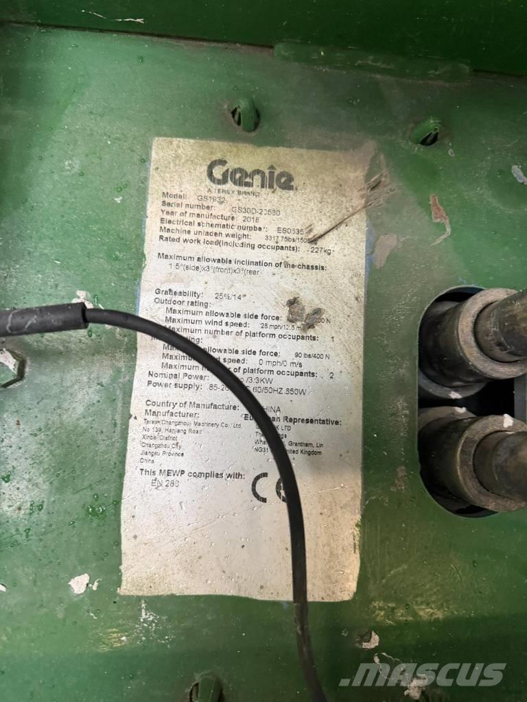 Genie GS 1932 Käärtõstukid
