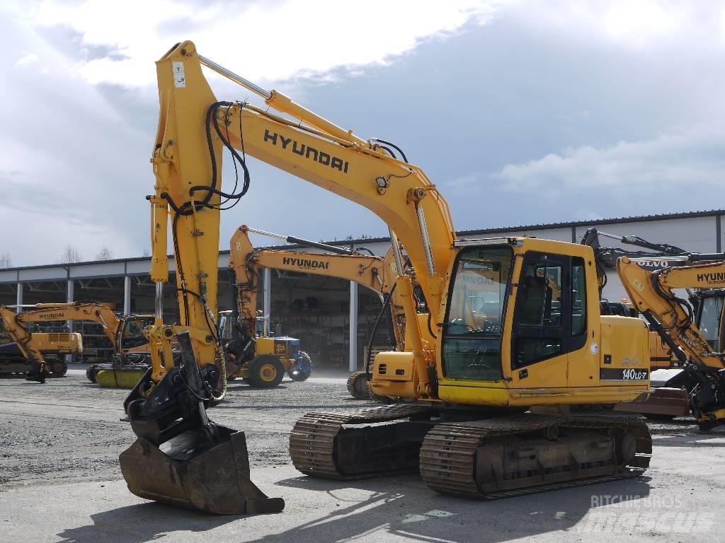 Hyundai R 140 LC-7 Roomikekskavaatorid