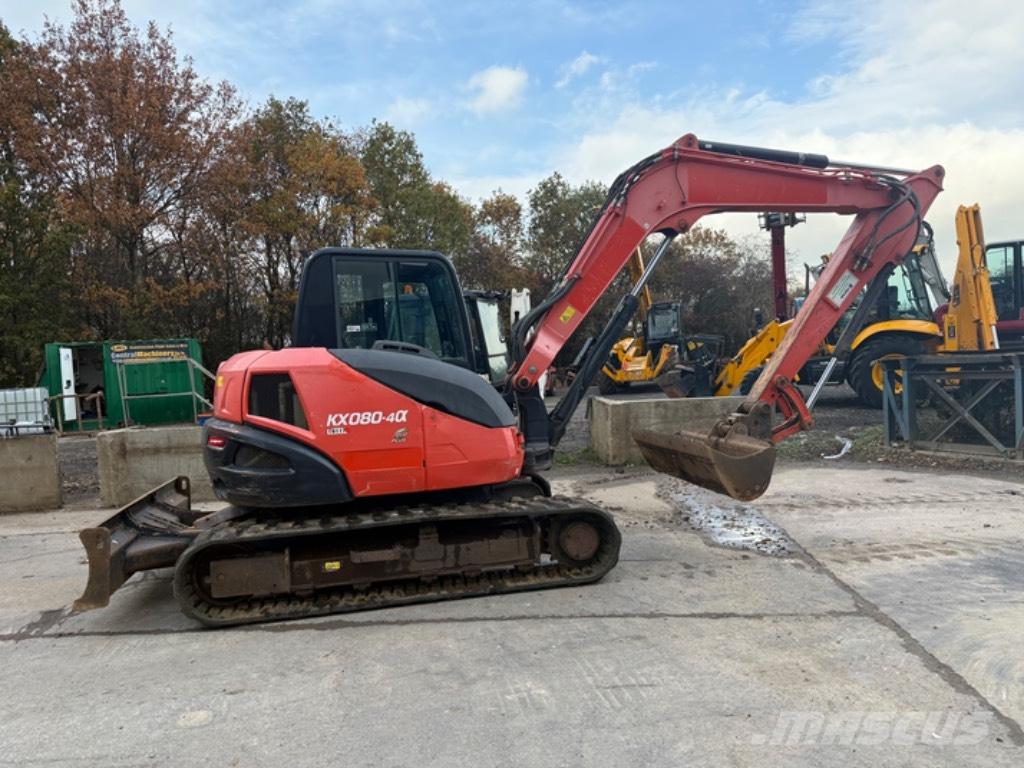 Kubota KX 080-4 Väikeekskavaatorid 7t-12t