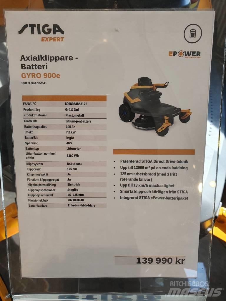 Stiga GYRO 900E DEMO Murutraktorid