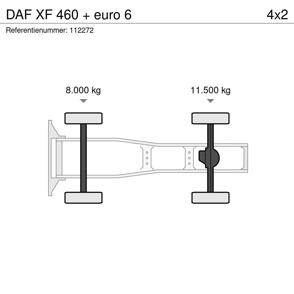 DAF XF 460 + euro 6 Sadulveokid