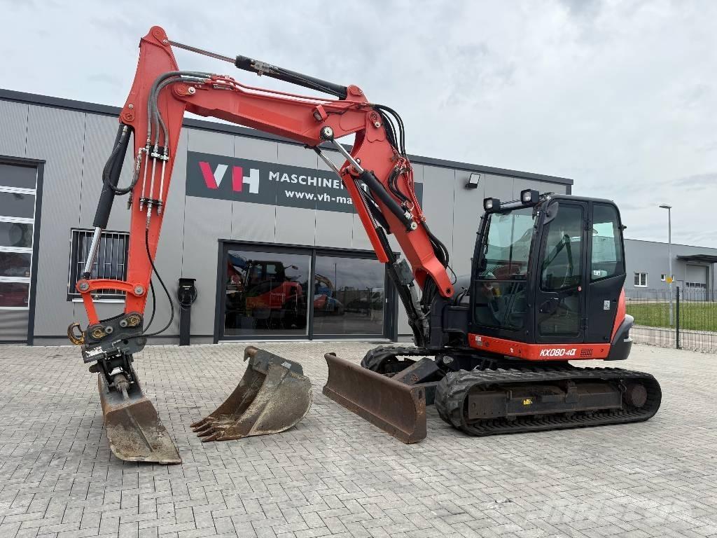 Kubota KX 080-4 Väikeekskavaatorid 7t-12t