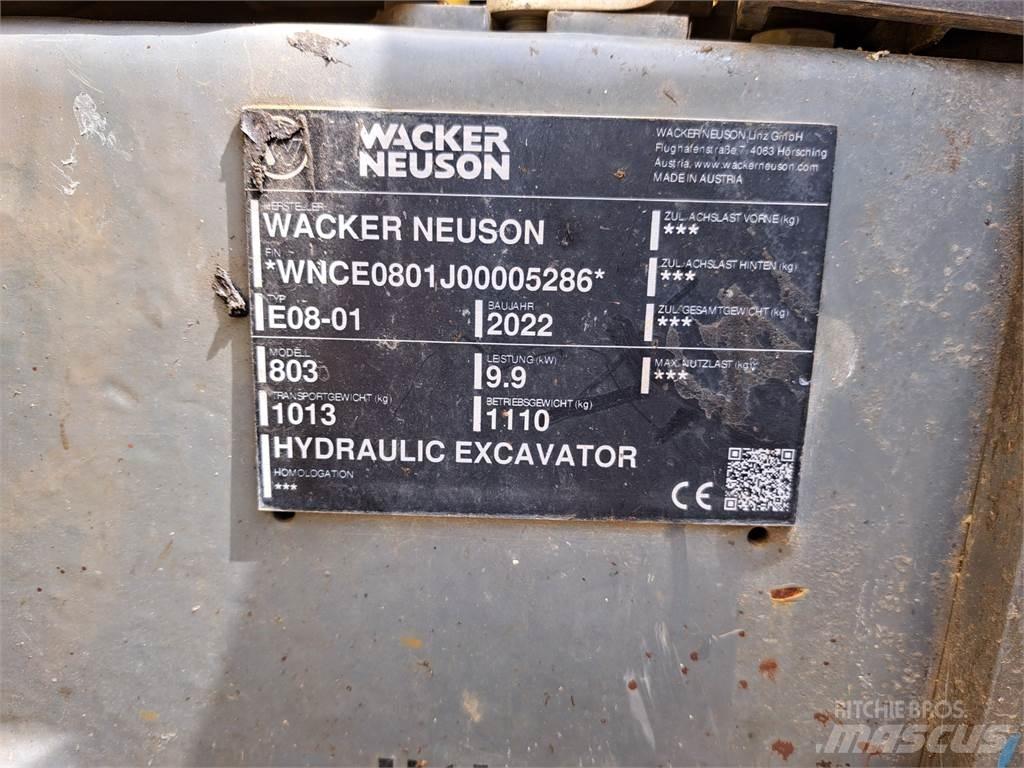 Wacker Neuson 803 Roomikekskavaatorid