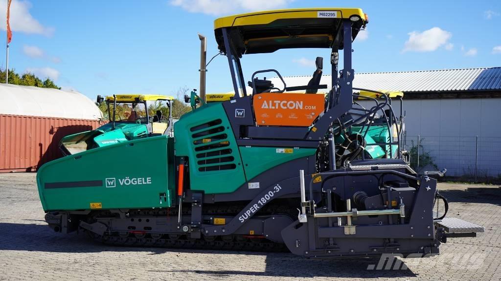 Vögele SUPER 1800-3I Asfaldilaoturid