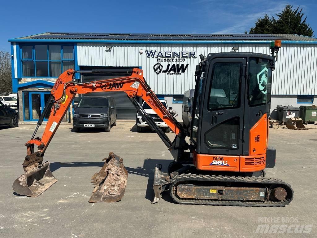 Hitachi ZX 26 U-6 Miniekskavaatorid < 7 t