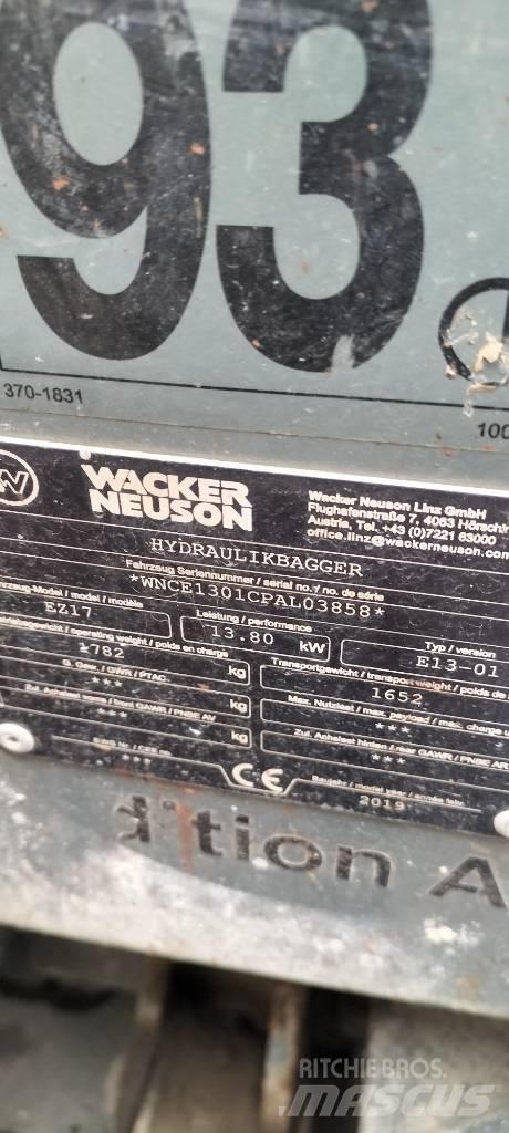 Wacker Neuson EZ 17 Miniekskavaatorid < 7 t