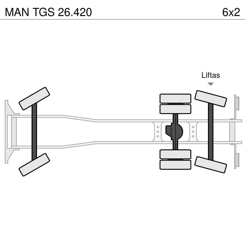 MAN TGS 26.420 Trossüsteemiga vahetuskere veokid