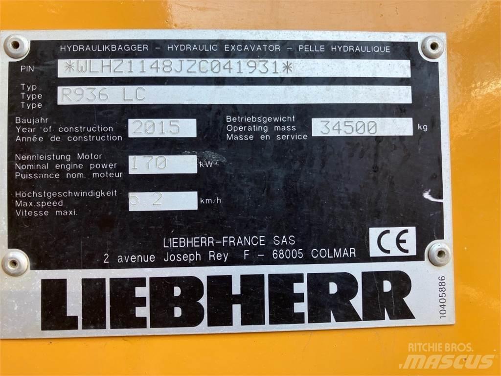 Liebherr R936 Roomikekskavaatorid