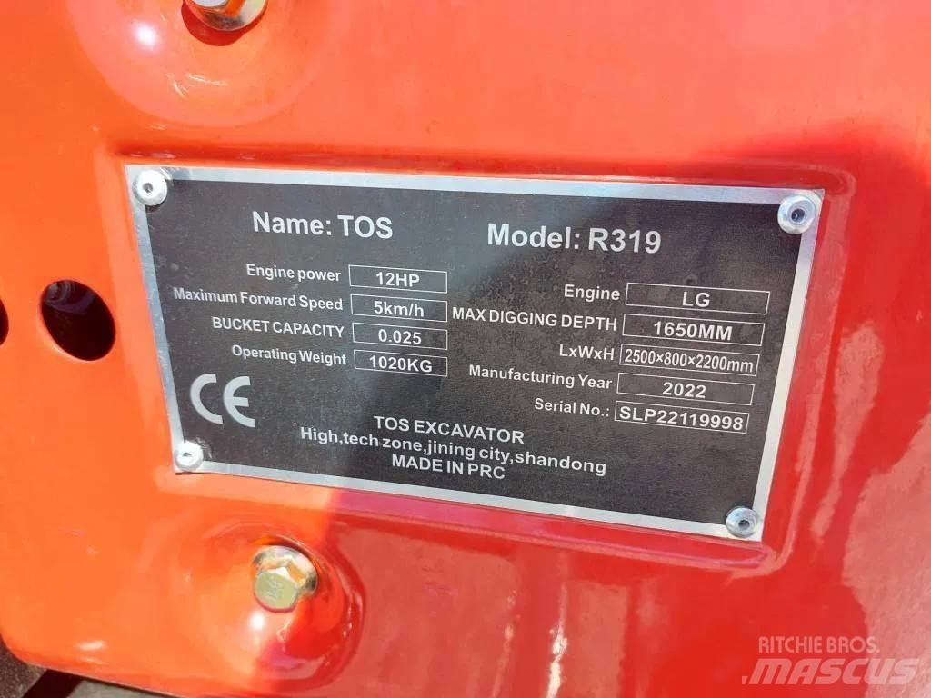 TOS R319 Miniekskavaatorid < 7 t
