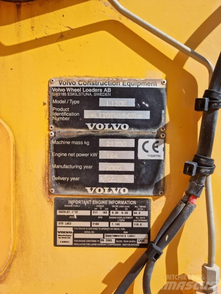 Volvo L 120 E Rataslaadurid