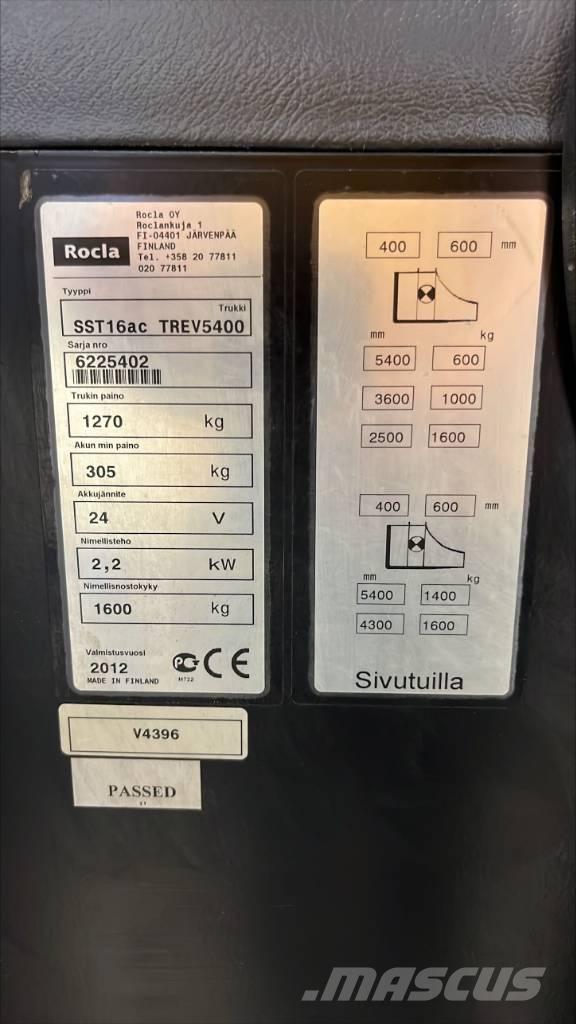 Rocla SST 16 AC Platvormiga virnastajad