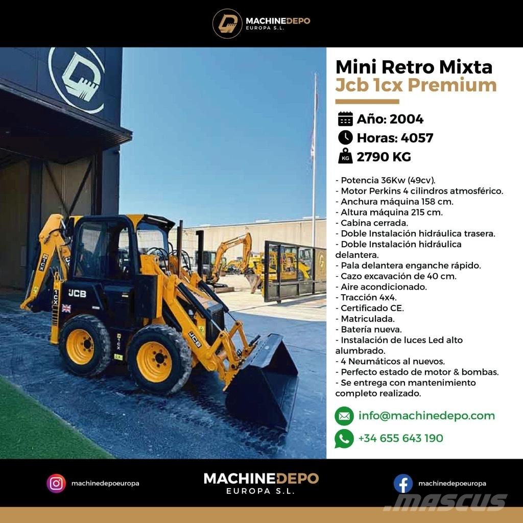 JCB 1 CX Ekskavaatorlaadurid