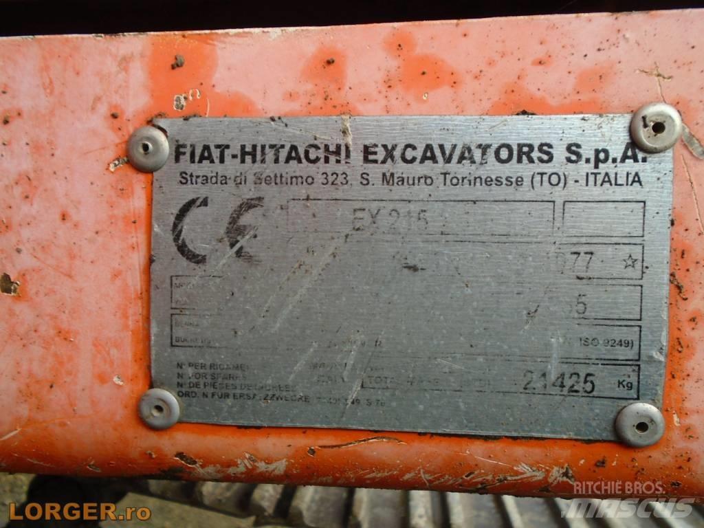 Fiat-Hitachi EX 215 Roomikekskavaatorid