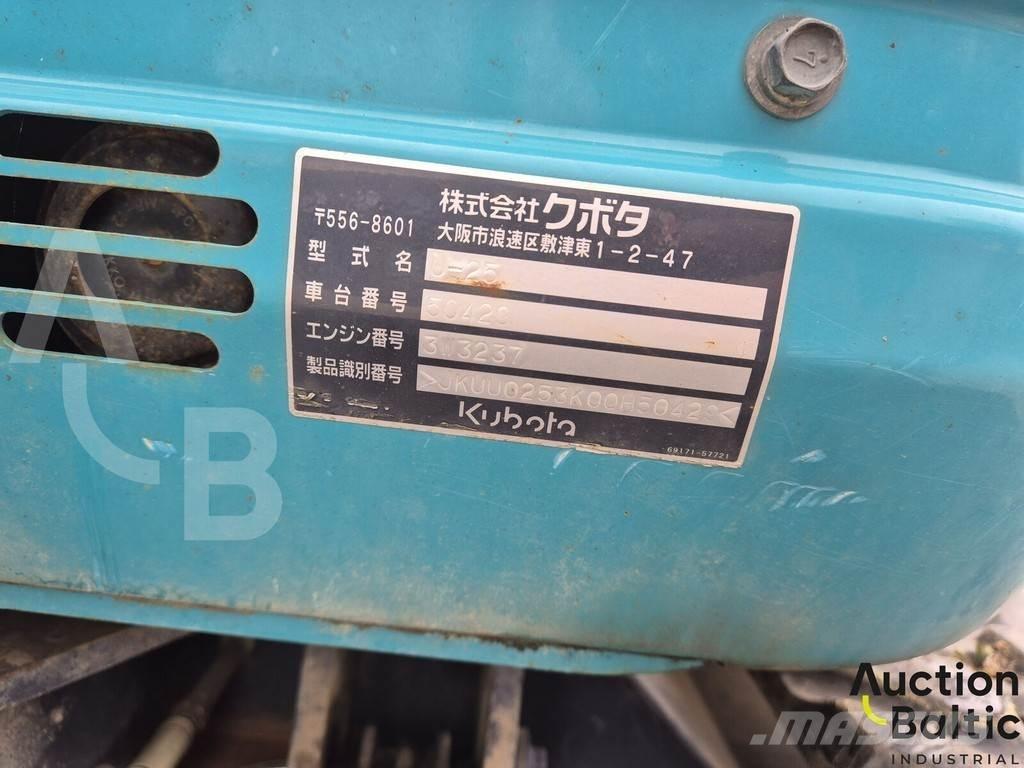 Kubota U 25 Miniekskavaatorid < 7 t