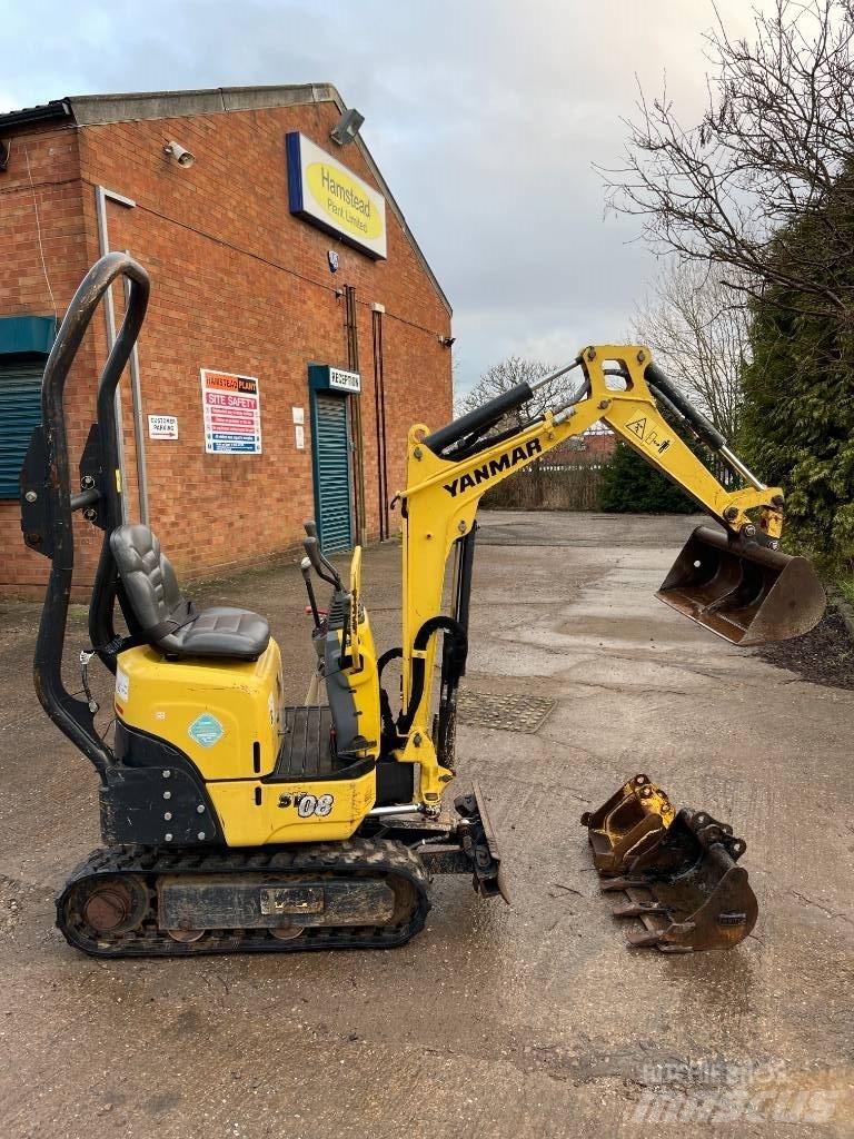 Yanmar SV 08 Miniekskavaatorid < 7 t