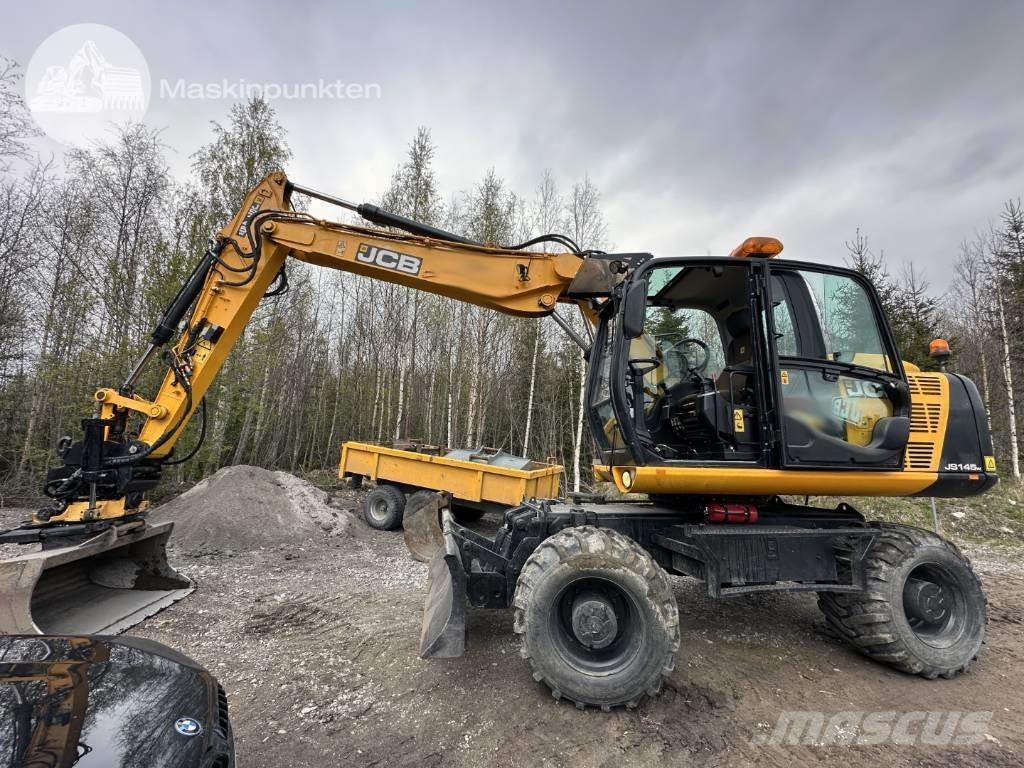 JCB JS 145 W Ratasekskavaatorid