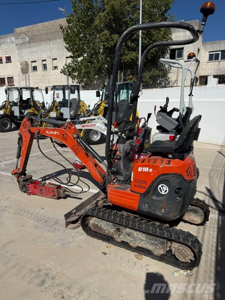 Kubota U 10-3 Miniekskavaatorid < 7 t