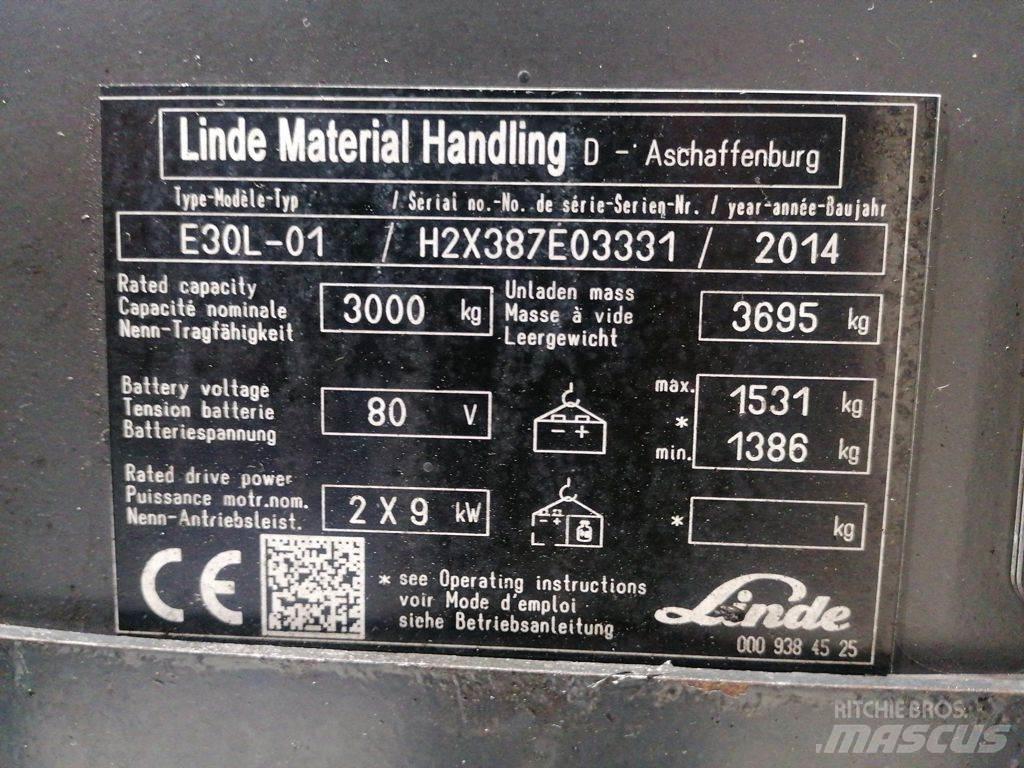 Linde E30L-01 Elektritõstukid