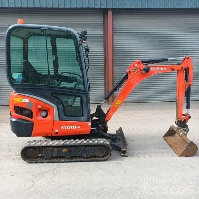 Kubota KX 018-4 Miniekskavaatorid < 7 t