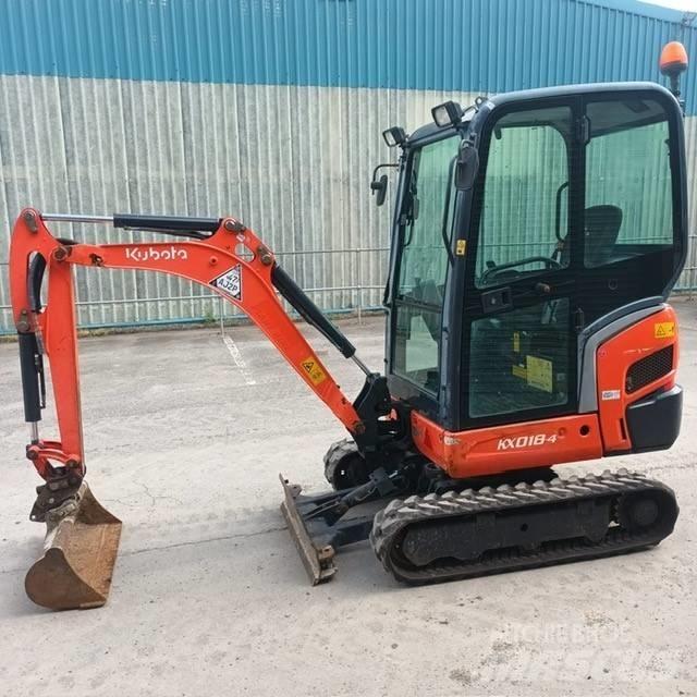 Kubota KX 018-4 Miniekskavaatorid < 7 t