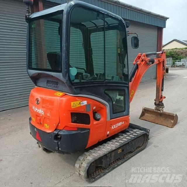 Kubota KX 018-4 Miniekskavaatorid < 7 t