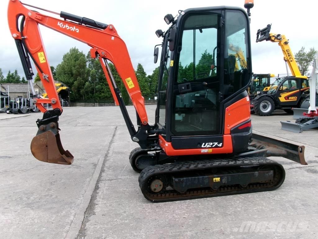 Kubota U27-4 Miniekskavaatorid < 7 t