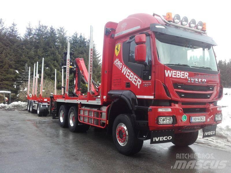 Iveco Trakker 450 Kraanaga veokid