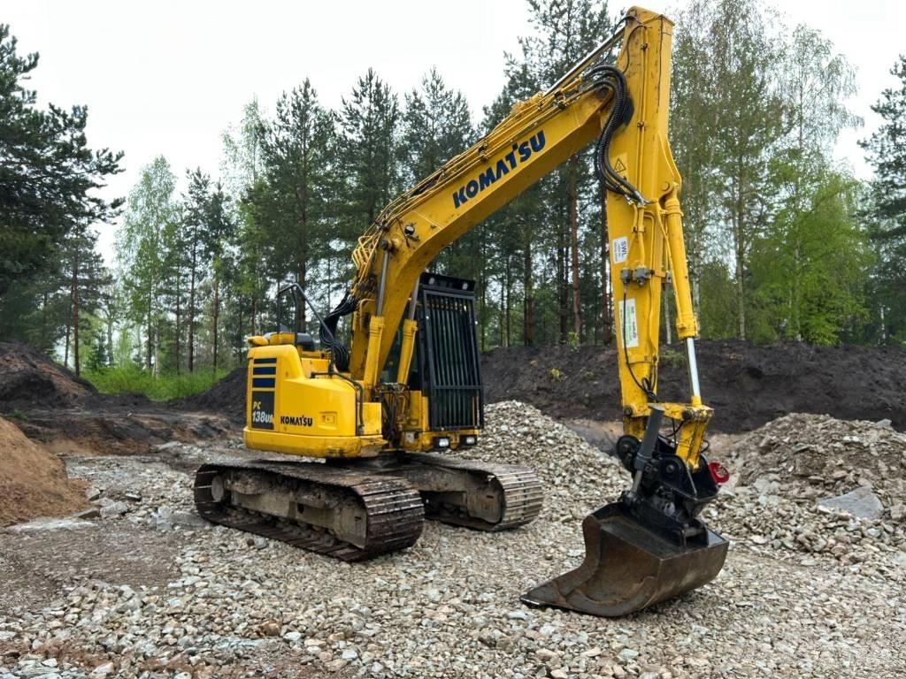 Komatsu PC138US-11 Roomikekskavaatorid