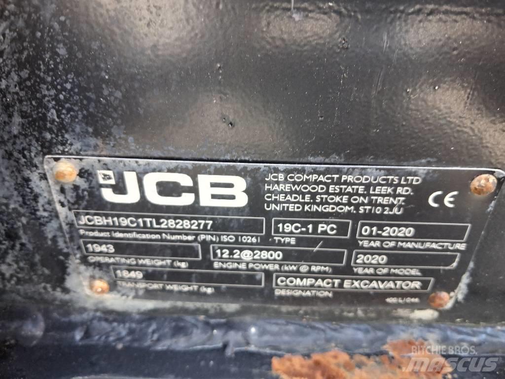 JCB 19 C-1 Miniekskavaatorid < 7 t