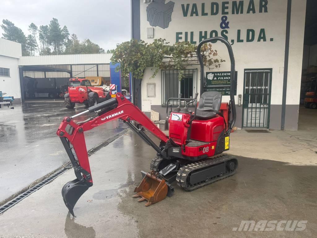 Yanmar SV 08 Miniekskavaatorid < 7 t