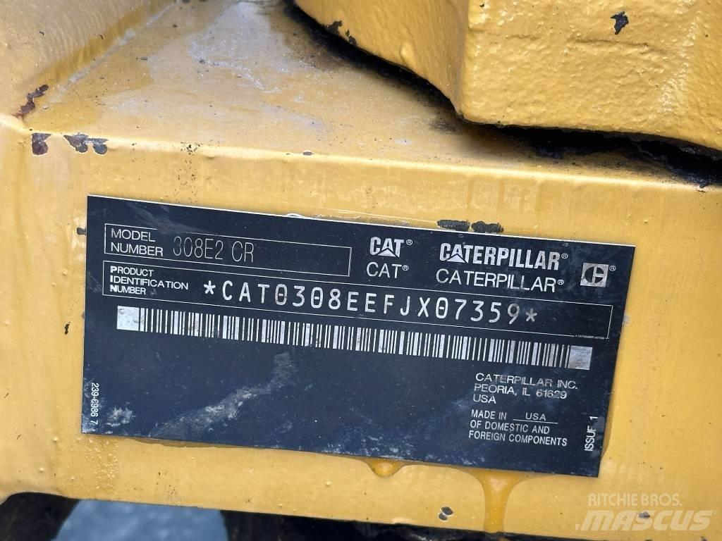 CAT 308 E 2 CR Väikeekskavaatorid 7t-12t